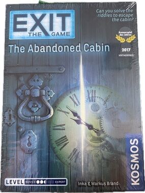 Kosmos EXIT The Game The Abandoned Cabin -Blue Escape Room Puzzle New